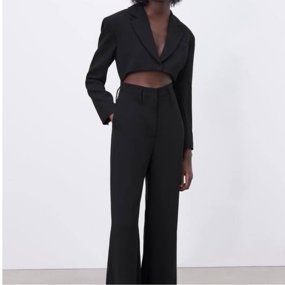 Zara Pants & Jumpsuits Zara Tuxedo Jumpsuit Poshmark